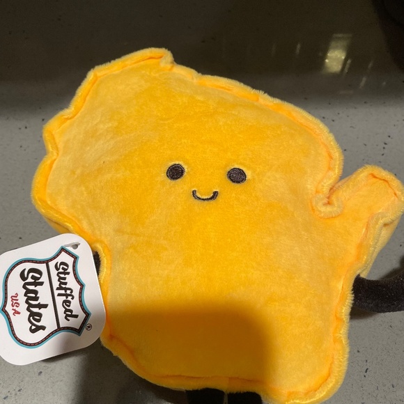 Stuffed States Wisconsin cheese and Wisconsin tea towel - Picture 3 of 11